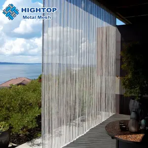 Hot Selling Decorative Stainless Steel Coil Drapery/chain Link Curtain Metal Coil Drapery