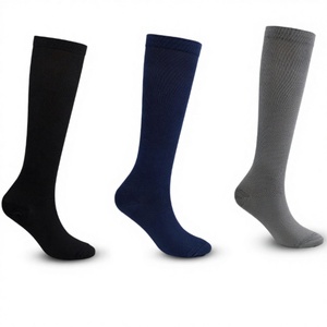 Chaussettes de sport athlétiques respirantes en tricot pour hommes, hautes, fines, d'été, avec grip, design personnalisé de haute qualité pour le football - Product Image 2