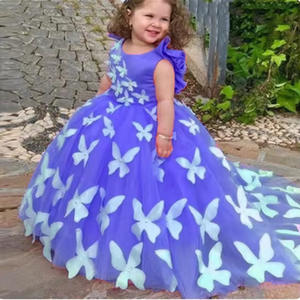 S0857N 2026 enfants princesse <span class=keywords><strong>robe</strong></span> papillon <span class=keywords><strong>robe</strong></span> de mariée longue jupe mode fleur fille <span class=keywords><strong>demoiselle</strong></span> <span class=keywords><strong>d</strong></span>'<span class=keywords><strong>honneur</strong></span> petit hôte <span class=keywords><strong>robe</strong></span> rose - Product Image 5