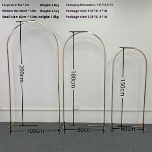 Phong cách hiện đại mới đạo cụ đám cưới lớn sắt ARC Vòm Nền Hoa cửa ngoài trời bãi cỏ Kệ đám cưới chào đón sân khấu - Product Image 5