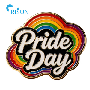 Aimant de réfrigérateur, épinglette, badge, broche, épinglette en émail personnalisable avec drapeau de la fierté LGBT LGBTQ pour la Journée de la fierté - Product Image 4