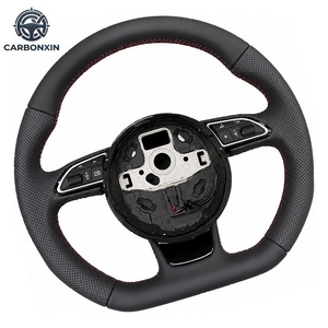 Volante de Cuero para Audi A4 B8, A5 B8, A6 C7, A7 C7, A8 D4, S3 8P, S4 B8, S5, S6, S7, S8, A3 8V, A3 8P - Product Image 1