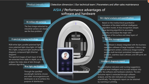 Scanner per la pelle del viso 3D ad alimentazione AI per analisi completa della pelle e macchina per l'analisi della pelle avanzata di Imaging - Product Image 4