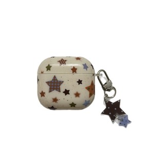 Funda Protectora para Auriculares con Diseño de Estrellas a Cuadros Coloridas para AirPods Pro 2 3 y AirPods 2 3 4, Cubierta Protectora Inalámbrica Bluetooth - Product Image 5