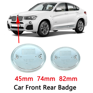 Insigne d'emblème de capot de voiture avant de tête de coffre arrière pour <span class=keywords><strong>bmw</strong></span> E46 E30 E39 E34 E60 E36 E38 M3 M5 M6, 20 pièces 74mm 82mm - Product Image 2