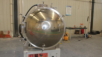Horno de Vacío de Alta Resistencia a la Temperatura 1400C, Marca Programtherm, Horno de Tratamiento Térmico, Construcción de Acero Inoxidable, Control Remoto