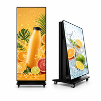 Afficheur LED 3840Hz P1.9 P2.5, 800 nits, écran publicitaire vidéo numérique d'intérieur