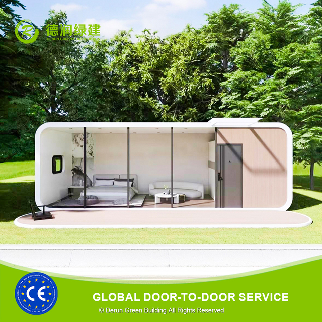 Windproof Heavy Duty Apple Cabin Pod with Integrated Air Conditioner and Lighting for Backyard Studio and Creative Room High Pro
