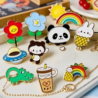 Individuelle Mode-Hartemaille-Brosche, Anstecknadel mit niedlichem Design, lustige Cartoon-Metall-Emaille-Pins im Großhandel
