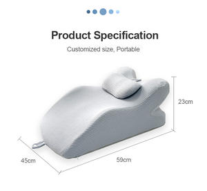 Oreiller de corps multifonctionnel moderne en mousse à mémoire de forme pour adultes, idéal pour <span class=keywords><strong>la</strong></span> lecture au chevet et l'utilisation du téléphone, oreiller pour dormir <span class=keywords><strong>sur</strong></span> le ventre pour les couples - Product Image 2