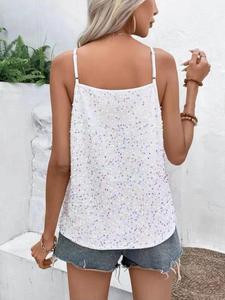 Camisola Sexy con Cuello <span class=keywords><strong>en</strong></span> V para <span class=keywords><strong>Mujer</strong></span>, Top <span class=keywords><strong>de</strong></span> Punto Informal con Lentejuelas, Chaleco Interior para <span class=keywords><strong>Mujer</strong></span>, Nueva Moda <span class=keywords><strong>en</strong></span> Venta - Product Image 5