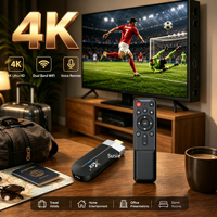 Clé TV 4K X96 X98 S500 S905Y4 4G 32G, Clé TV Android 11.0 4K 2G 16G, Lecteur Multimédia Décodeur TV X98S500 4K