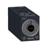 Relè temporizzato REXL4TMF7, serie Harmony Time, intervallo da 0,1 s a 100 h, 4 contatti, 24 240V DC, 110V AC, multifunzione, temporizzazione CO