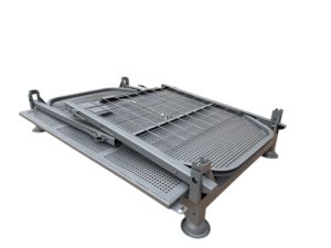 Récipient de stockage industriel de <span class=keywords><strong>cage</strong></span> en métal et <span class=keywords><strong>cage</strong></span> de grillage de la capacité 500KG-1000KG - Product Image 3