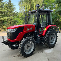 50hp -120hp Tractores agrícolas Mini Tractor 4x4 Mini Tractor de Agricultura de jardín Implementos completos para la venta