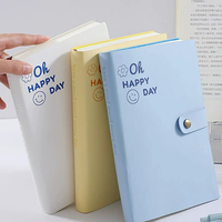 Carnet en cuir PU, logo rétro en relief, couverture personnalisable, cadeau d'affaires, réunion de bureau, journal personnel, carnet de notes