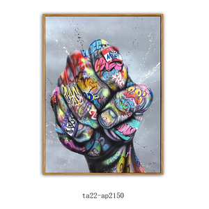 Tóm tắt nghệ thuật đường phố graffiti Pop nghệ thuật vải tường nghệ thuật vẽ tranh Hiện đại giá rẻ tùy chỉnh trang trí phòng nhà đóng khung hình ảnh hiển thị - Product Image 5