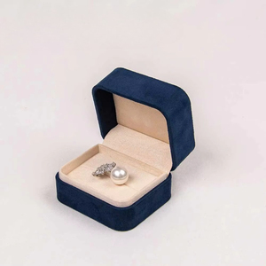 Cheap Square Customised Luxury Christmas Engagement <b>Ring</b> <b>Box</b> Suede TUV Certified Custom Logo Big Display OEM Multi-color Jewelry - Product Image 4