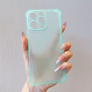 Funda Rígida Híbrida Mate Transparente de Lujo en Color Caramelo para iPhone 12 13 14 15 16 17 Pro Max, Envío Gratis - Product Image 5