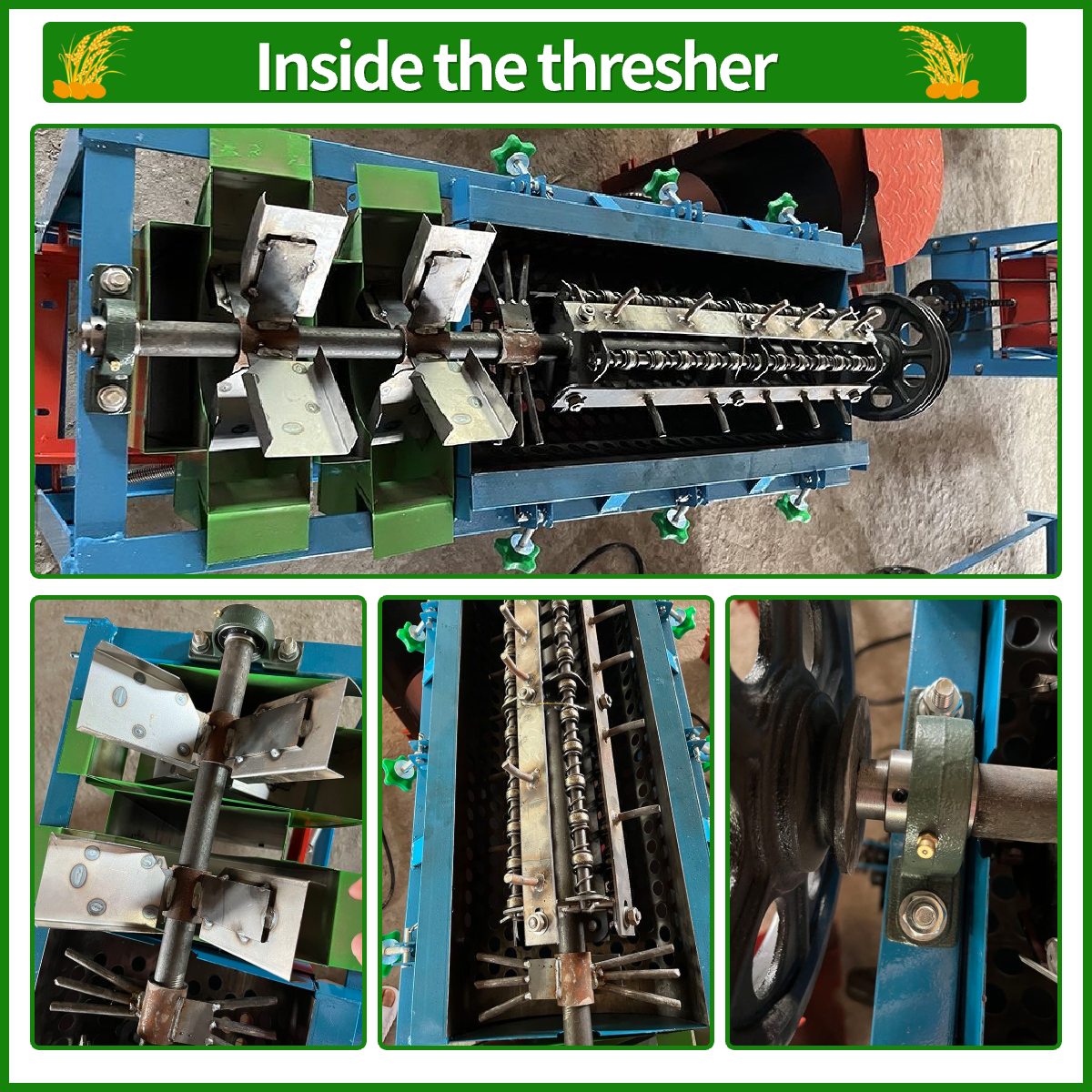 wheat peeling machine
