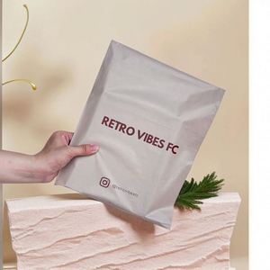 Custom Print Logo Biodegradable Nude Packaging Package Postage Polythene Courier Poly Mailer Shipping Mailing Bags for <b>Tshirt</b> - Product Image 1