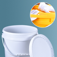 20L 5 Gallon recyclable plastique baril PP matériel seau pour l'utilisation de la peinture