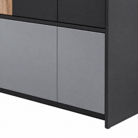 Îlot de cuisine extérieur modulaire en acier inoxydable avec barbecue à gaz intégré, plancha, évier, plan de travail en bois massif et station de cuisson pour patio et jardin