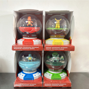 14cm Anime Pokemoned Action Figure avec Lampe de Table Lumineuse Ornements de Bureau Dessin Animé PVC Modèle Jouets - Product Image 2