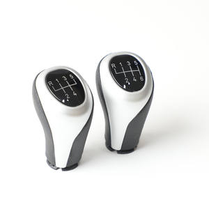 Pomo de palanca de cambios de cuero ergonómico de 5 y 6 velocidades para BMW Serie 3 F30 F31 F32 F33 F34 F35 F36 2011 2016 - Product Image 4