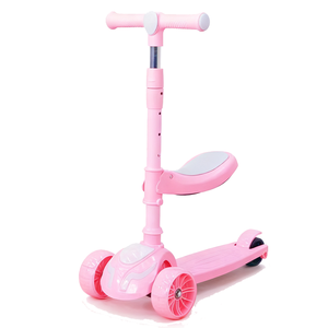 Monopattino per Bambini a 3 Ruote con Sedile Incluso, Design Carino e Moderno, Leggero, per Esterni, Giocattolo Skateboard per Bambini - Product Image 5