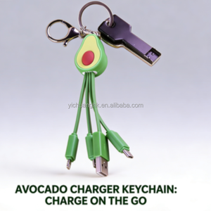 Cable USB de Carga Rápida con Diseño de Cabeza de Dibujos Animados, Material de Cobre Puro, Multifunción 4 en 1 para Teléfono, Venta al Por Mayor - Product Image 2