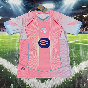 Camiseta de Fútbol para Fanáticos del Barcelona 2426, Edición Especial Local y Visitante, Manga Corta, Personalización Transfronteriza - Product Image 3