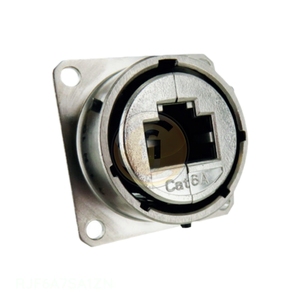 Distributeur autorisé Montage sur panneau Cloison Type de montage RJF6A7SA1ZN Adaptateurs de connecteur modulaire - Product Image 1