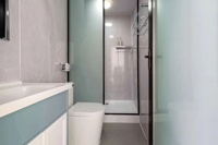 Abri de jardin isolé préfabriqué, studio de jardin, bureau modulaire moderne, design résistant aux intempéries, installation facile
