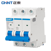 Disjoncteur miniature Chint NXB-63 MCB 3P 63A AC 230V 400V Protection contre les surintensités et les courts-circuits