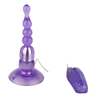 Vibrateur à ventouse multi-vitesses en TPE et ABS, base à ventouse stable, étanche, alimenté par piles, jouet bien-être