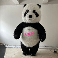 Costume gonflable de panda en peluche Costume de marche gonflable Offre Spéciale pour adultes Taille Costume gonflable de panda en peluche