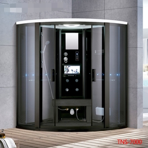 Cabine de <span class=keywords><strong>douche</strong></span> vapeur de luxe intérieure avec <span class=keywords><strong>baignoire</strong></span> de massage à remous - Product Image 4