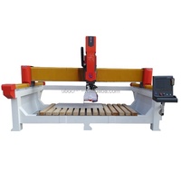 Máquina CNC para Granito, Router CNC, Máquina de Corte de Piedra con Sierra de Puente de 4 Ejes para Mármol, Alféizar de Ventana, Cuarcita, Umbral