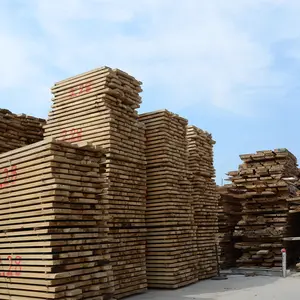 Tablero de alerce de pino de abeto de alta calidad, tableros de madera maciza, materiales de construcción para la construcción de casas