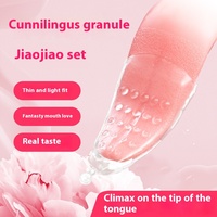 1 Paire de Manchons Transparents Étanche pour Langue et Clitoris, Appareil de Cunnilingus pour Amoureux, Jouets pour Adultes, Flirt Passionné
