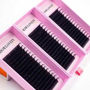 Super Soft Lash C D Curl Russian Volume <strong>Eyelash</strong> <strong>Extension</strong> 0.07mm Cashmere Silk Individual Lash <strong>Extension</strong> Trays - Product Image 1