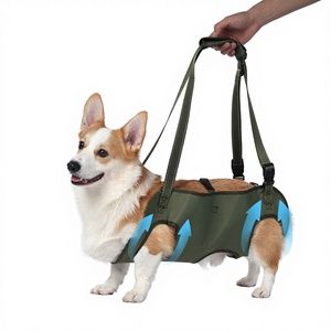 สายรัดยกสุนัขแบบเต็มตัว ช่วยพยุงสัตว์เลี้ยงสำหรับสุนัขสูงวัย/บาดเจ็บ ปรับได้ ช่วยพยุงเดิน ขึ้นบันได - Product Image 4