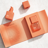 Flacon pompe vide en verre de 30 ml pour fond de teint, sérum, maquillage liquide et soins de la peau, avec logo personnalisé, base épaisse, pour emballage cosmétique