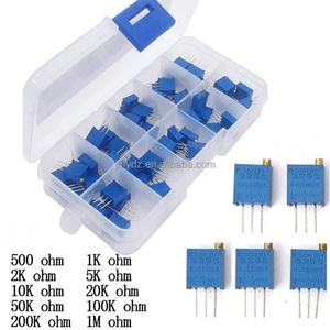 3296W <b>Potentiometer</b> Package Adjustable <b>Potentiometer</b> Package 500R-1M 5 of Each Type a Total of 10 Types with Box - Product Image 2