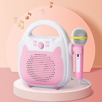 Microphone sans fil pour enfants, haut-parleur karaoké pour téléphone portable, haute qualité sonore, réponse en fréquence 60Hz-15KHz, 85dB