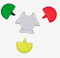 Stylos surligneurs promotionnels personnalisés avec logo, trois couleurs, en gros, lot cadeau