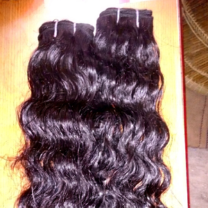 Extensiones de Cabello Indio Remy, Precio al por Mayor, Proceso Natural, Cabello Humano 100%, Rizado Natural, Trama Única, Color Marrón - Product Image 1