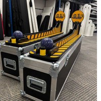 Mini-machine de bowling d'arcade Roller Bowler en métal, portable, à monnayeur, pour usage public intérieur, simulation sportive, pour parcs d'aventure