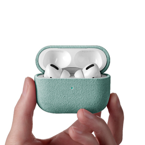 Funda de cuero de gamuza Alcantara de alta calidad para <span class=keywords><strong>AirPods</strong></span> <span class=keywords><strong>Pro</strong></span> 2ª generación cómoda funda para auriculares a prueba de golpes <span class=keywords><strong>segunda</strong></span> funda - Product Image 1